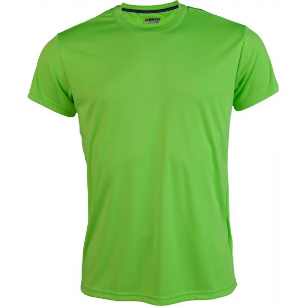 Kensis REDUS GREEN Men's sports T-shirt, light green, size 2XL