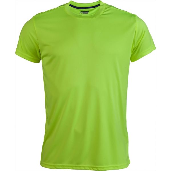 Kensis REDUS GREEN Men's sports T-shirt, yellow, size 2XL
