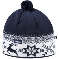 Knitted wind resistant hat