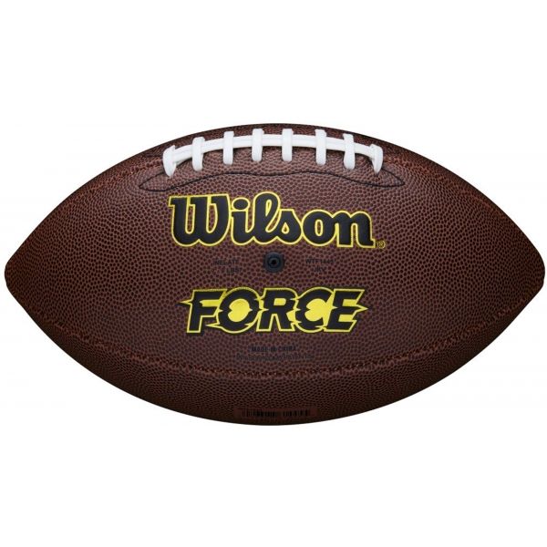 Wilson NFL FORCE OFFICIAL DEFLAT Football, Braun, Größe Os