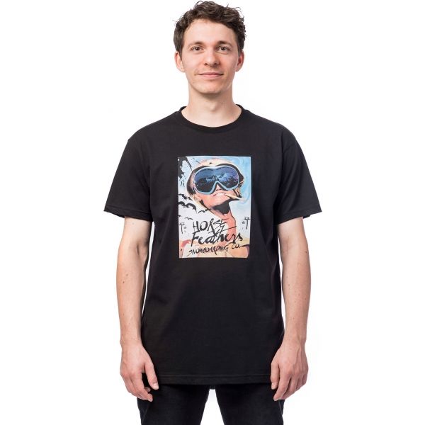 Horsefeathers Vegas T-SHIRT Men's T-Shirt, Black, Size S