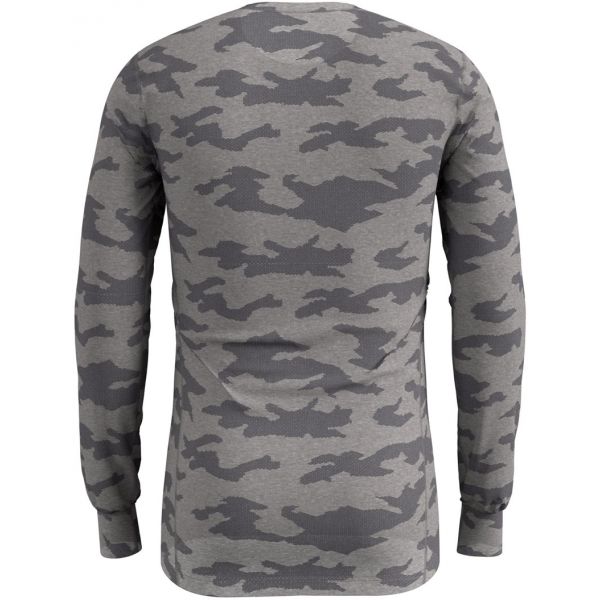 Odlo SHIRT L/S X-MAS ACTIVE WARM Herren Shirt, Grau, Größe XL