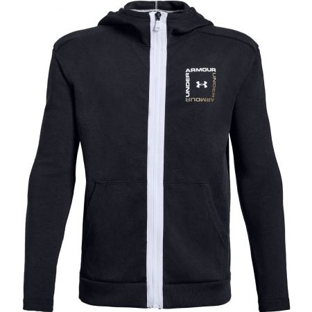 Under Armour UNSTOPPABLE DOUBLE KNIT FULL ZIP - Chlapecká mikina