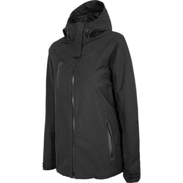4F WOMEN´S JACKET Női kabát, fekete, méret XS