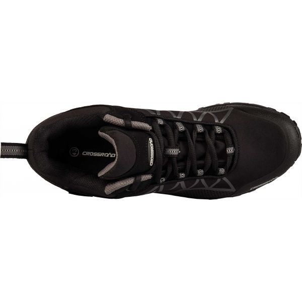 Crossroad DRAGON LOW Мъжки туристически обувки, черно, Veľkosť 45