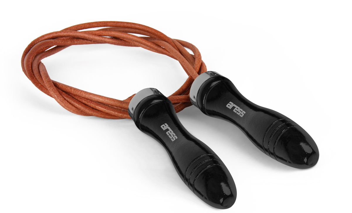JUMP ROPE U1216 - Leather jump rope with bearings