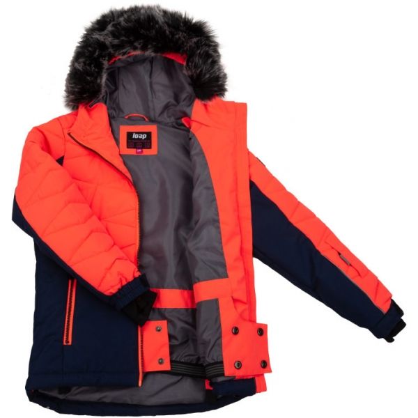 Loap OKUMA Skijacke Für Kinder, Orange, Größe 134