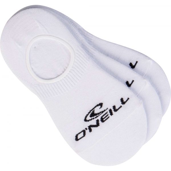 O'Neill FOOTIE 3PK Unisex Socken, Weiß, Größe 35/38