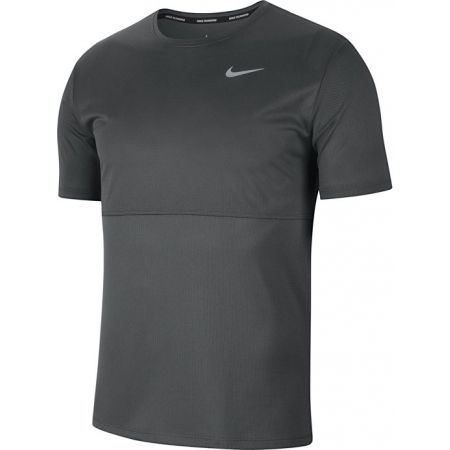 Pánské běžecké tričko - Nike BREATHE RUN TOP SS M - 1