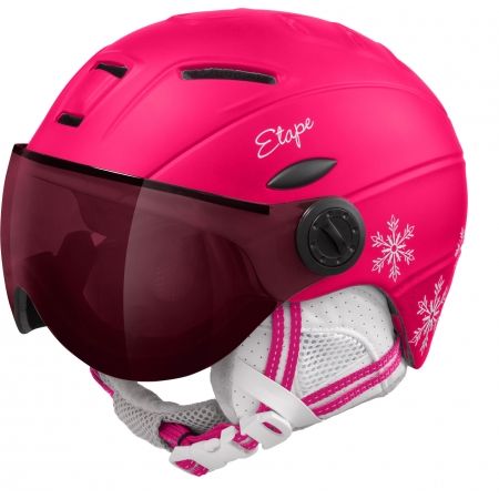 Etape RIDER PRO - Children’s ski helmet with a visor