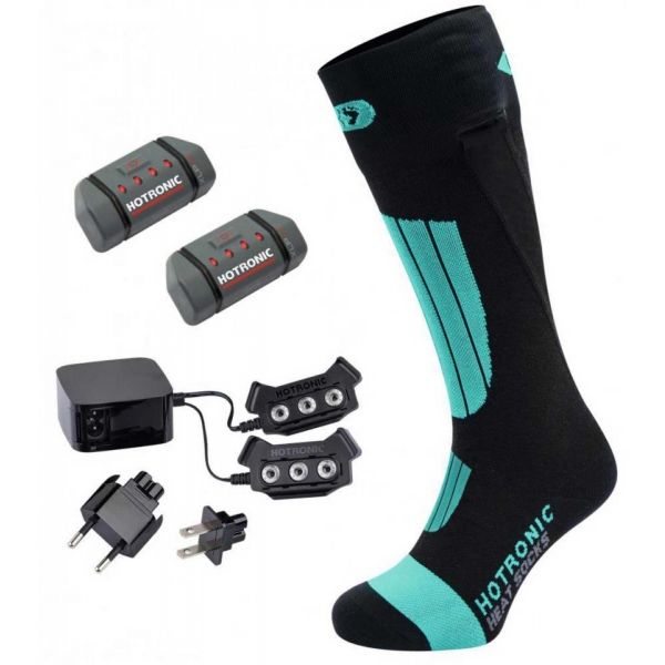Hotronic HEATSOCKS XLP ONE + PF Затоплящи компресиращи чорапи, черно, Veľkosť 39-41