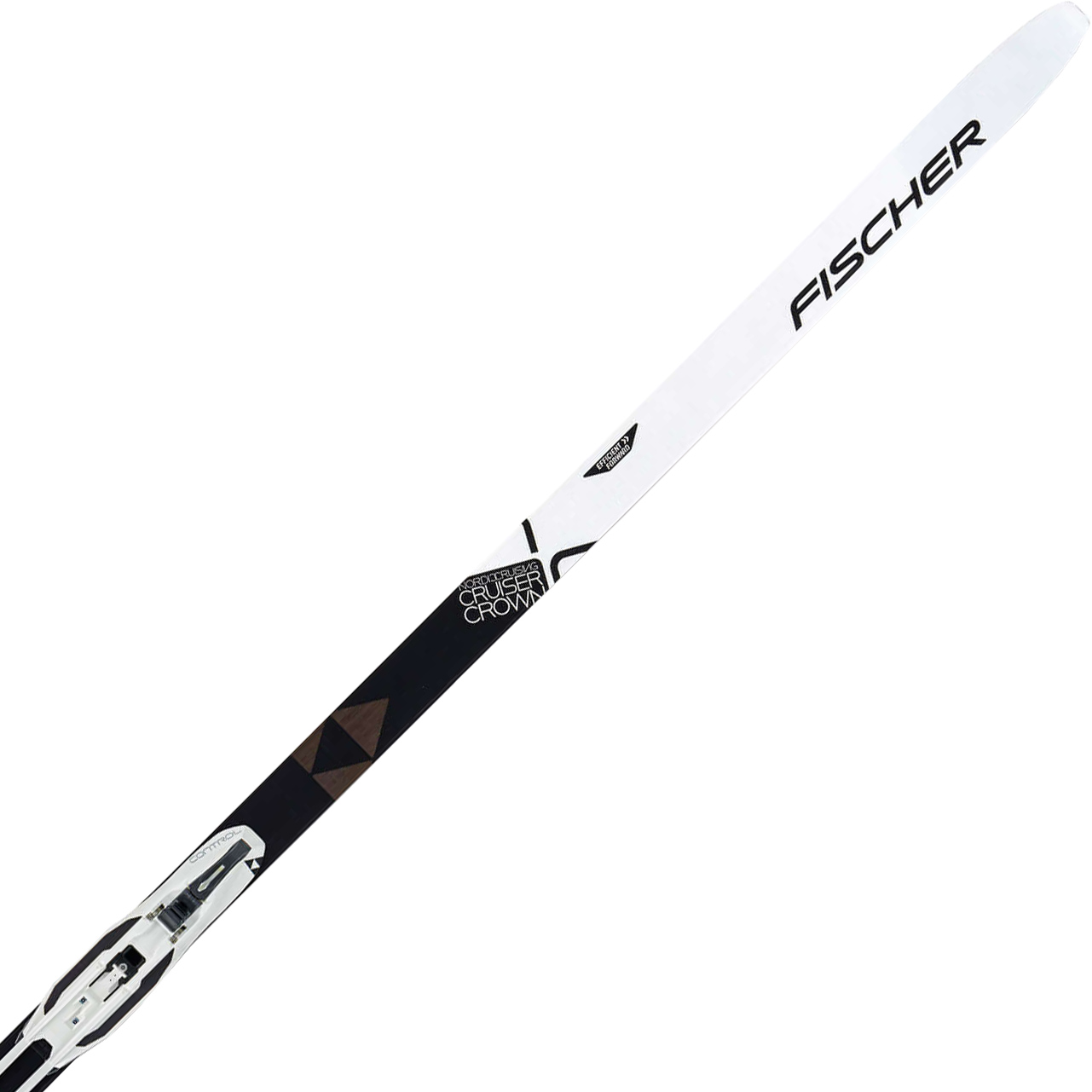 Classic style nordic skis with climbing support