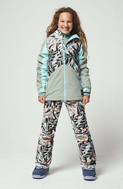 Dievčenská lyžiarska/snowboardová bunda