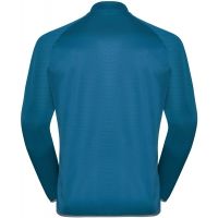 T-shirt with long sleeves and stand-up collar