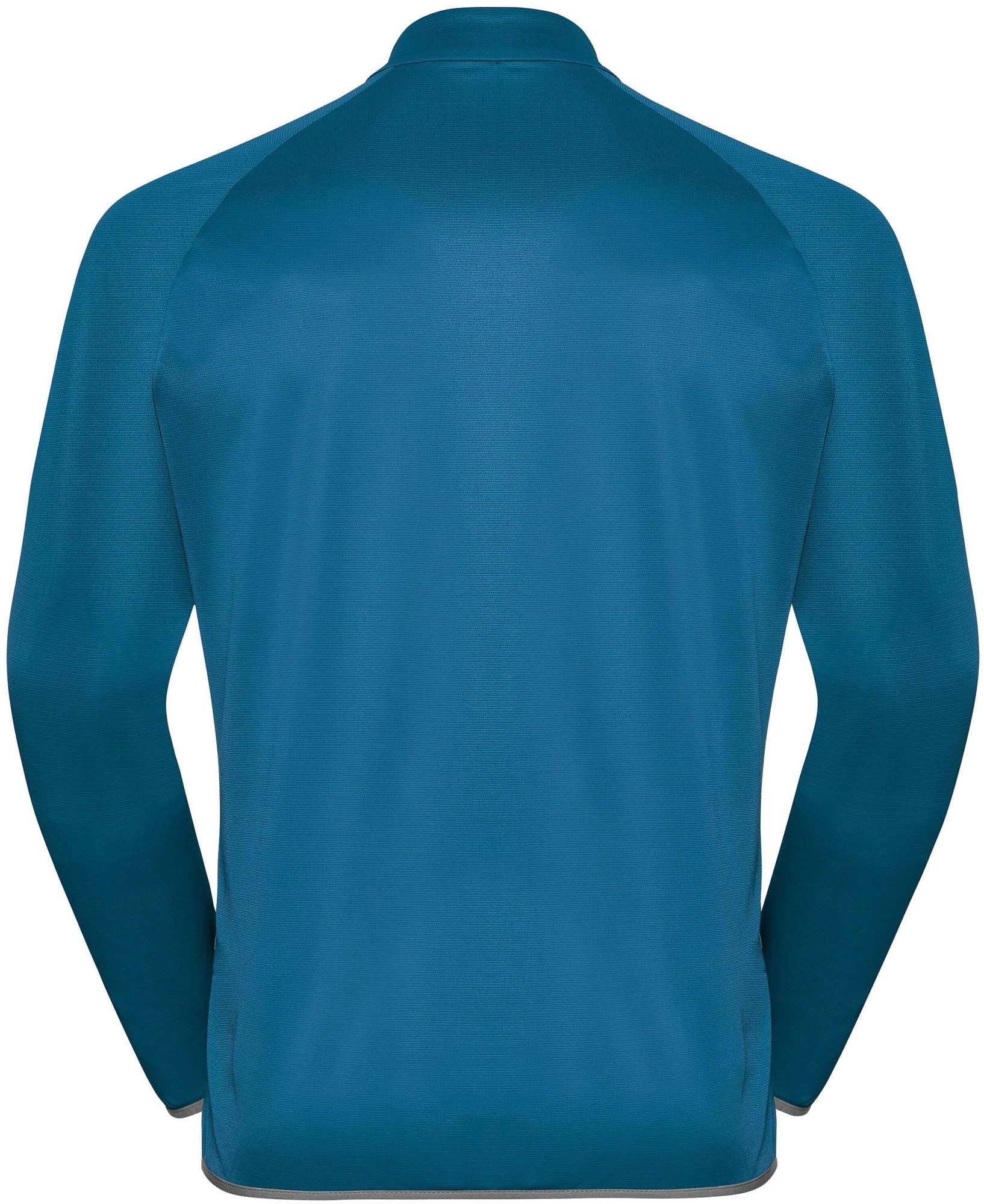 T-shirt with long sleeves and stand-up collar