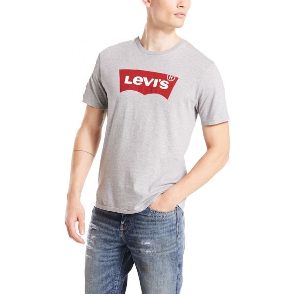 Levi's GRAPHIC SET-IN NECK Férfi póló, szürke, méret M