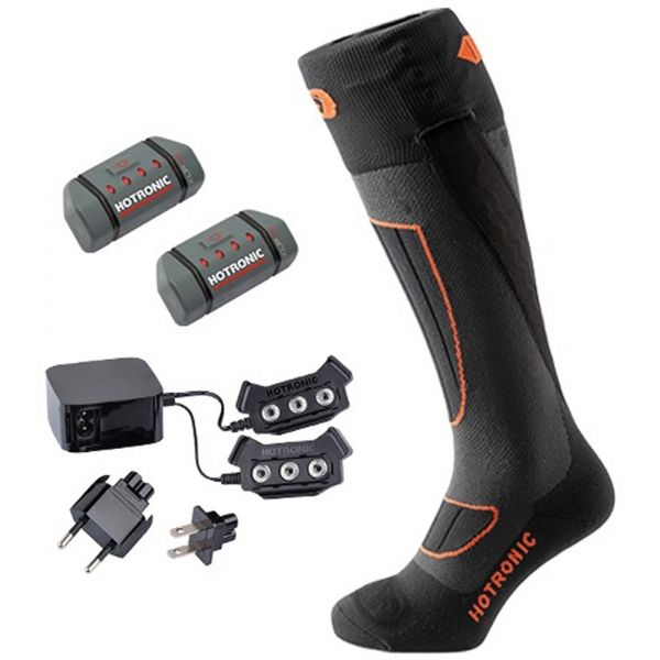 Hotronic HEATSOCKS XLP ONE + PF Fűtött zokni, fekete, méret 35-38