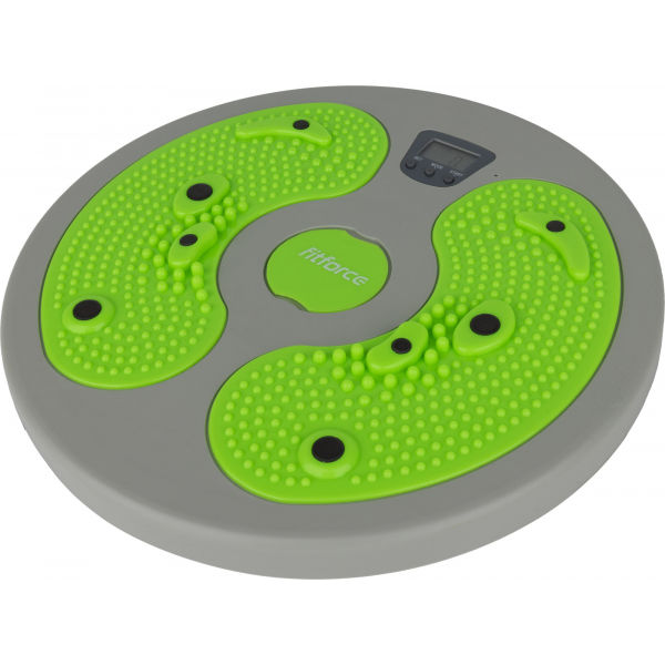 Fitforce DIGI BODY TWISTER Електронен диск, зелено, размер