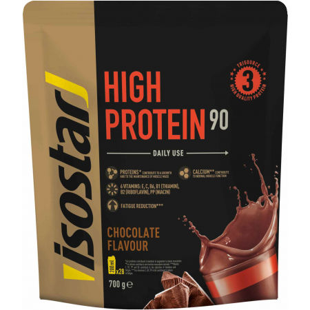 Isostar HIGH PROTEIN 90 ČOKO 700G - Prášek pro přípravu vysoce proteinového nápoje