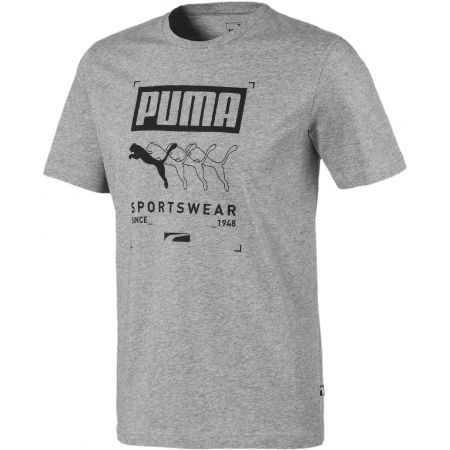 Puma BOX PUMA TEE - Pánské sportovní triko